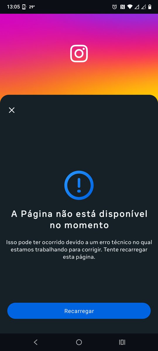 _mara1108's tweet photo. Alguém está enfrentando problemas com Instagram?  #instagram https://t.co/iYqmZmEcU0