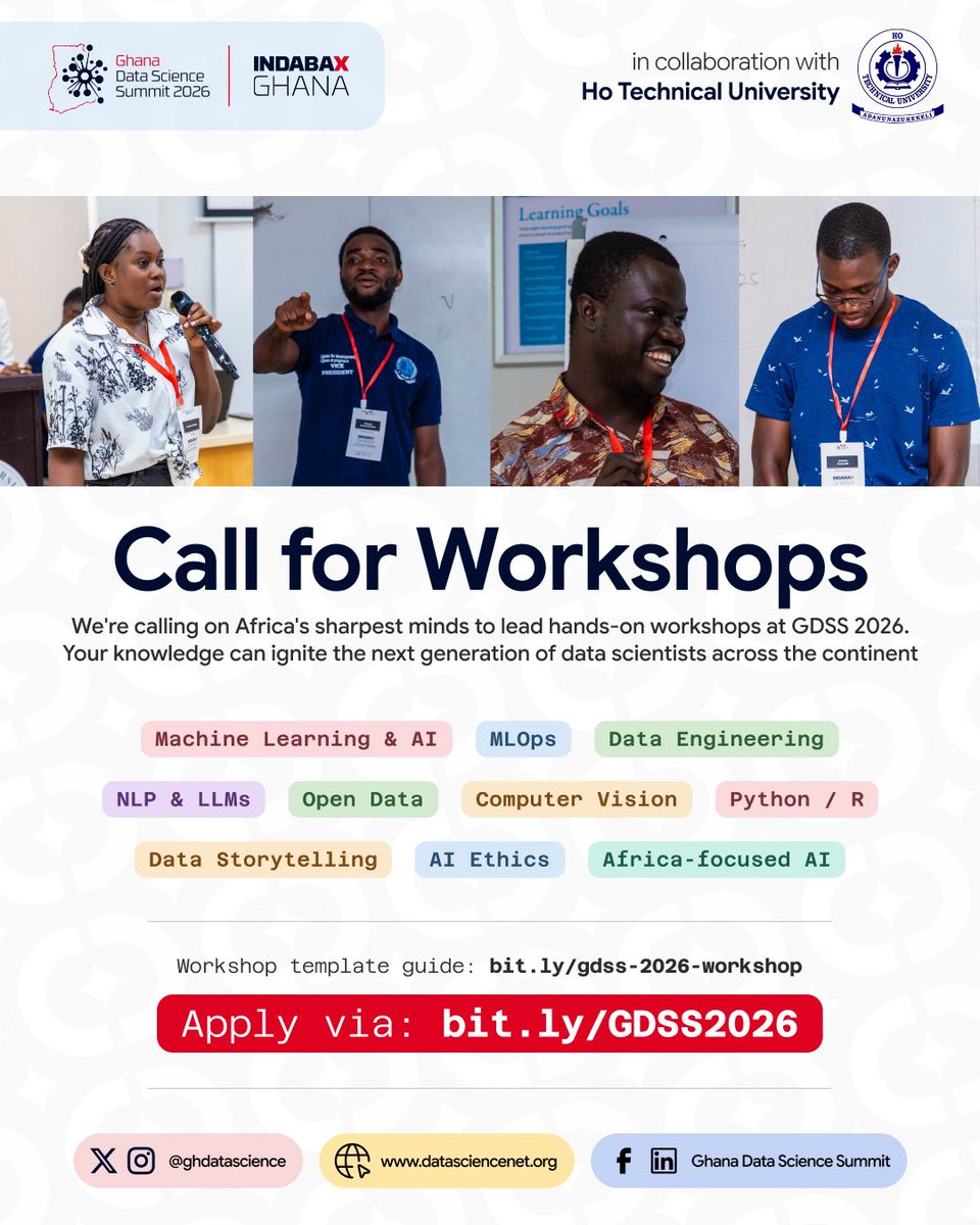 Ghana Data Science Summit (IndabaX Ghana) tweet media