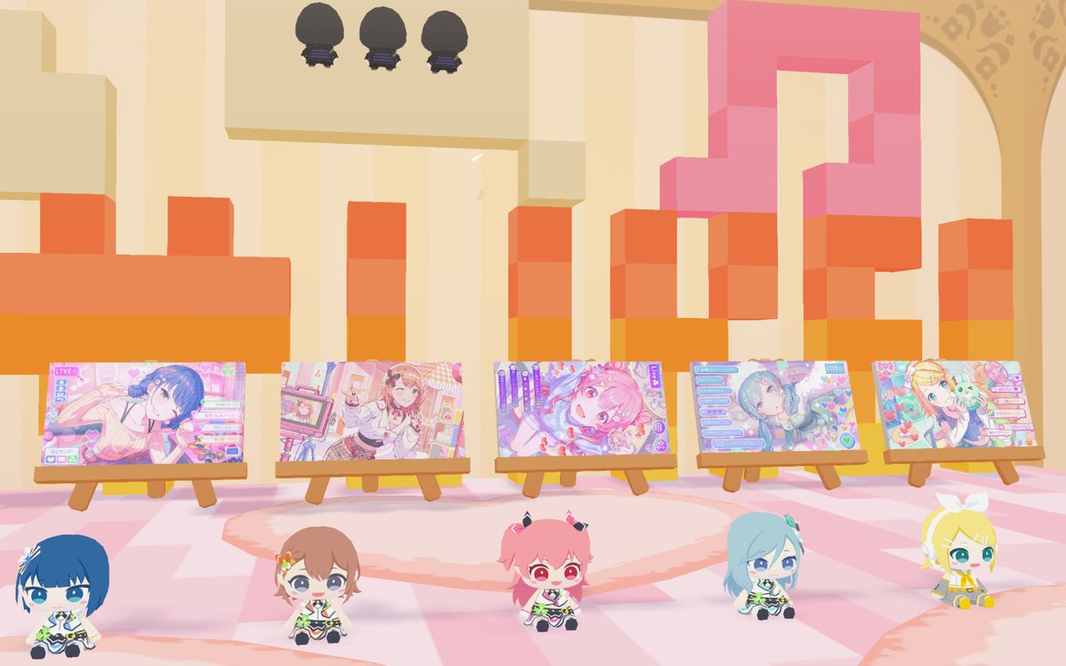 Tak05177040's tweet photo. 数々のアスレチックを越えて1階のライブ会場へ向かおう！
1階では3人が虹色ガーランドでお出迎え！飛び入り参加も歓迎！
2階と3階ではイレヴンスとキラーの3DMV再現をしてます
こだわってギリギリまで作成しました。
よければ覗いていってください✨️
ID　7LDVHGgKqNM9pn7uXHg6
#マイセカイ百景 https://t.co/mPxLZ6UVlN