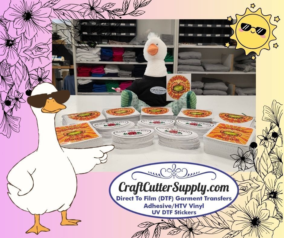 CraftCutterShop's tweet photo. Gertrude..AKA..Gertie Birdie.. has been busy making custom stickers for a local business.  
Visit us at https://t.co/ji4p9Q3aD6 to get started with some custom stickers of your own. 

https://t.co/ZmSpGk4KOw https://t.co/WdlF5AxinS