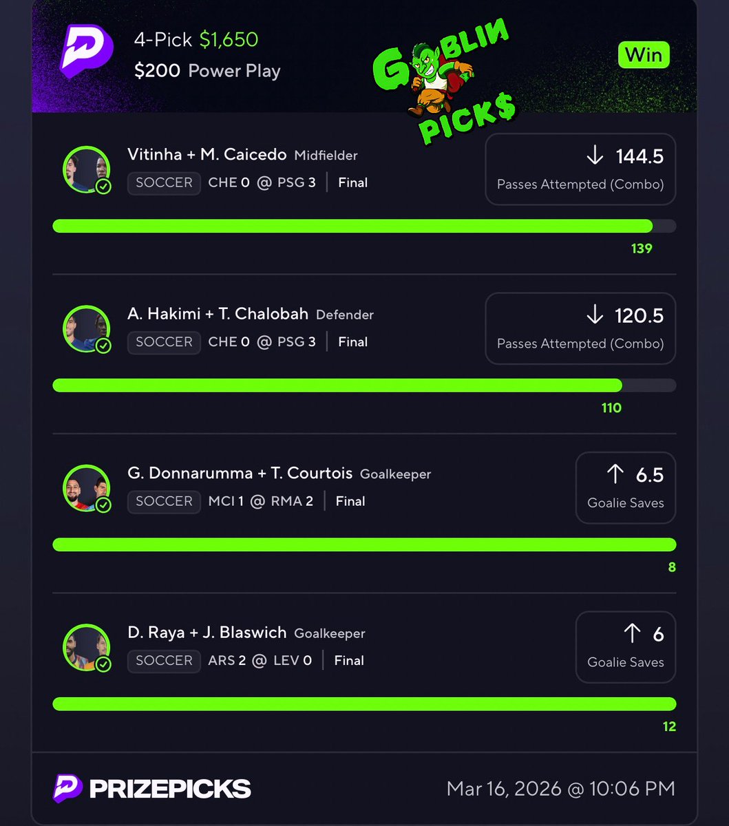 🍀GOBLIN PICKS💰 tweet media