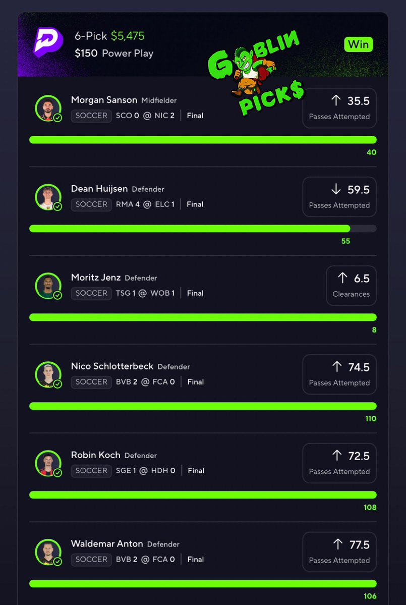 🍀GOBLIN PICKS💰 tweet media