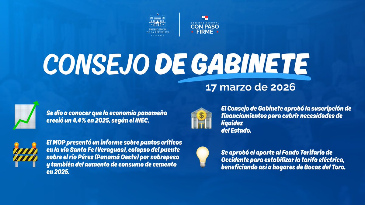 Presidencia de la República de Panamá tweet media