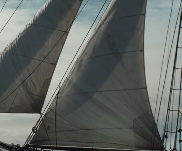 bangtanharu's tweet photo. If you flip “swim,” it almost looks like it says “wings”… and there’s also a bird feather on the sail of the boat. Coincidence? 👀 https://t.co/DG50r646VG