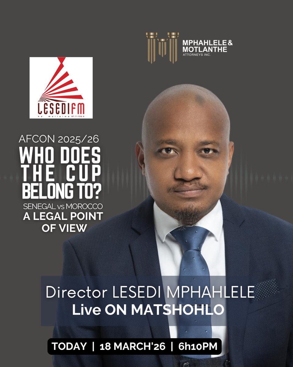 Mphahlele & Motlanthe Attorneys Inc. tweet media