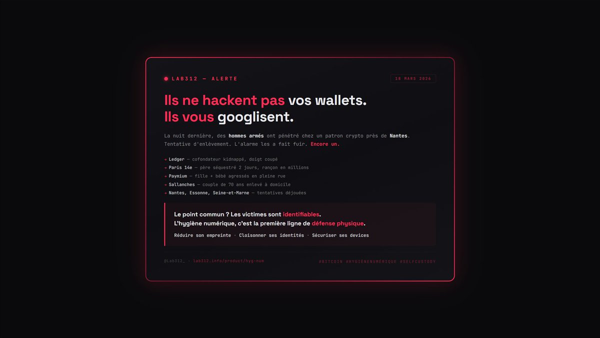 LA₿ 312 | 🛡️InfoSec & Self-Custody 🔑 tweet media