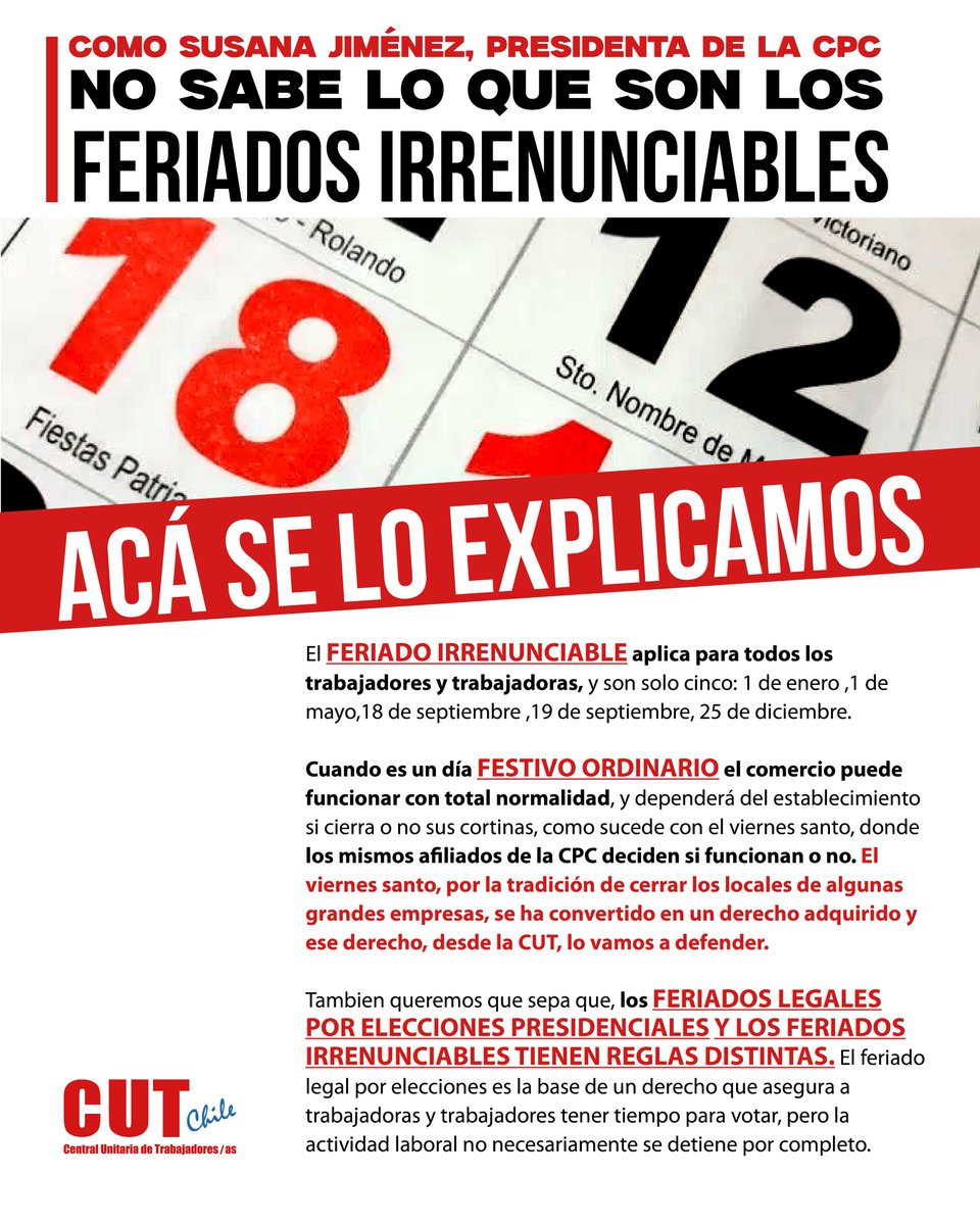 CUT Chile ✍️🗳 tweet media