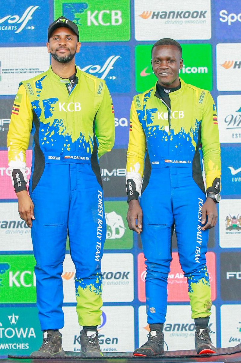 AndersonMugisa's tweet photo. Huge congratulations to the champions and overall winners of the @OfficialWRC in the #ARCII category! Oscar Ntambi and Uthuman Muhamad from Forest Rally Team Uganda proudly raised the Ugandan flag high. This is historic 4 Uganda.
Cc@Thomas_Tayebwa & @kasujja https://t.co/1tIn7FSb73