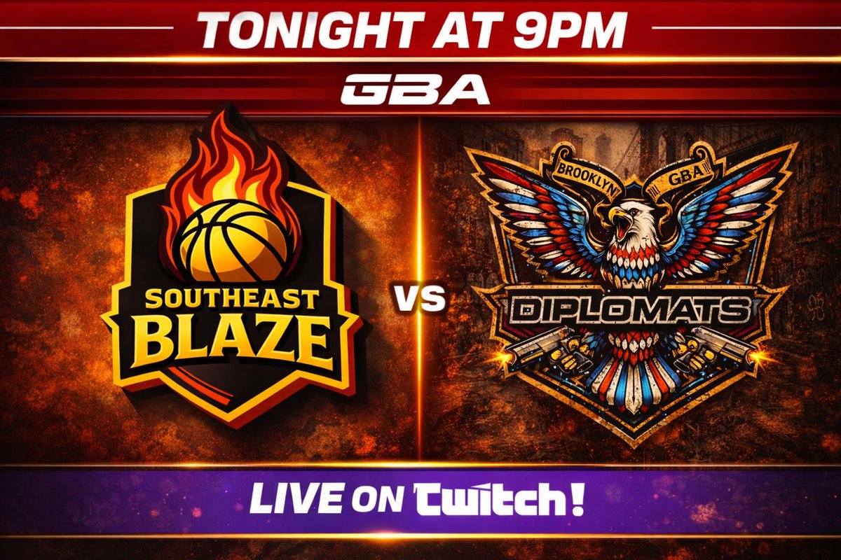 SoutheastBlaze's tweet photo. 🔥 Blaze basketball returns tonight. 🔥

The Blaze take on Brooklyn at 9PM in a two-game series. New lineup. New energy. New beginnings. Time to show what this group can do.

#SoutheastBlaze
#BurnItDown🔥
@GBAProamleague https://t.co/BzhT7QTKeh