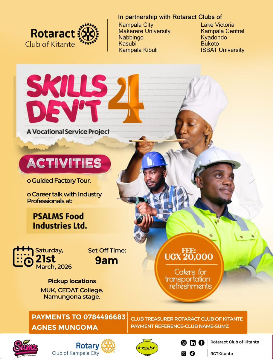 Rotaract Club of Lake Victoria tweet media