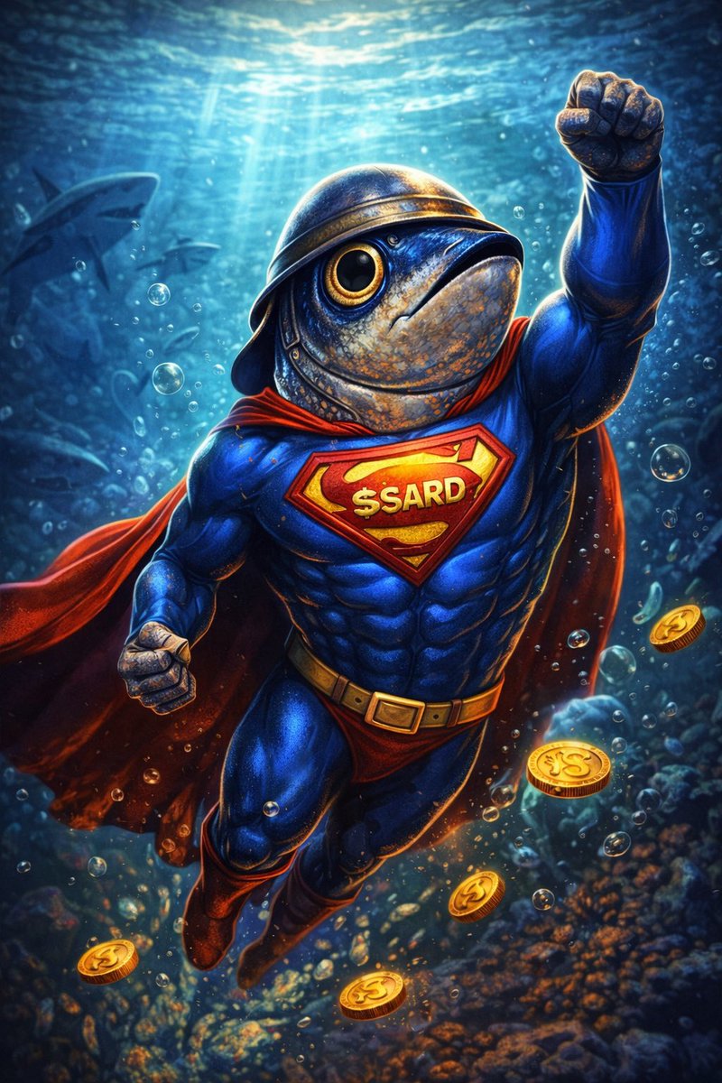 People chase it but we swim for it $SARD 🤝

Small fish, big vision, retail is alive <a href="/SardineSol/">SardOnSol</a>