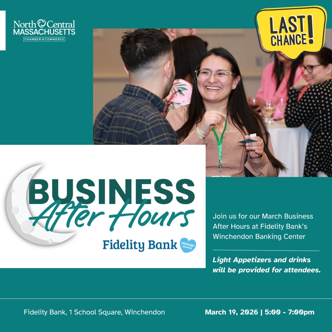 North Central Massachusetts Chamber of Commerce tweet media