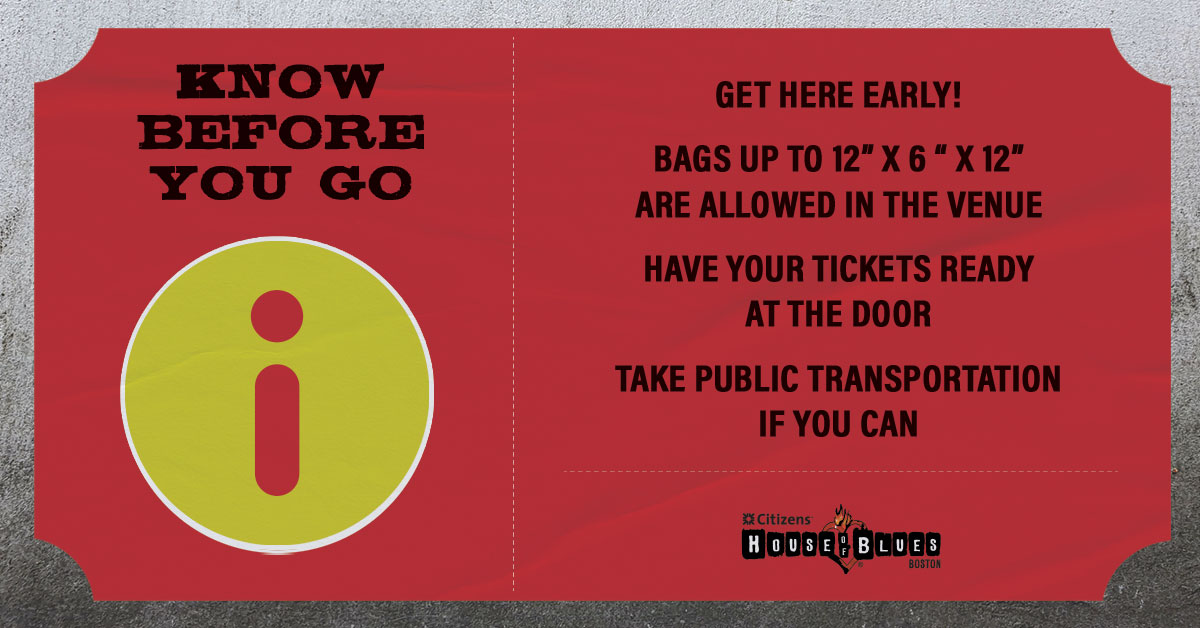 Citizens House of Blues Boston tweet media