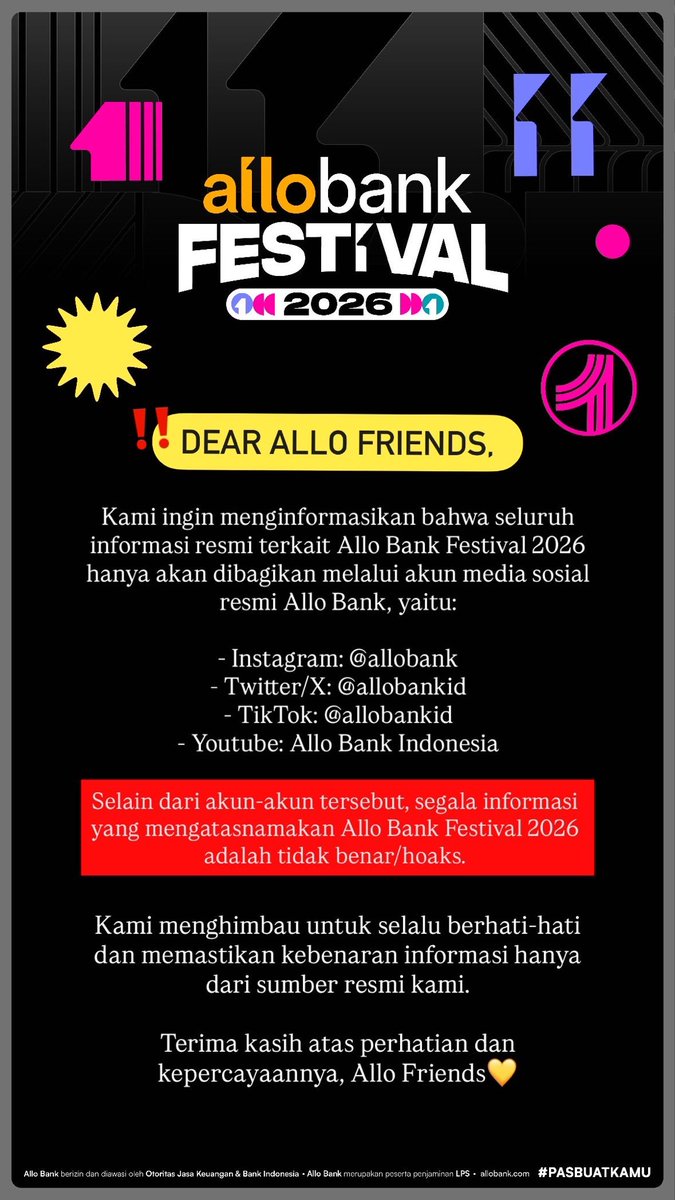 Allo Bank tweet media