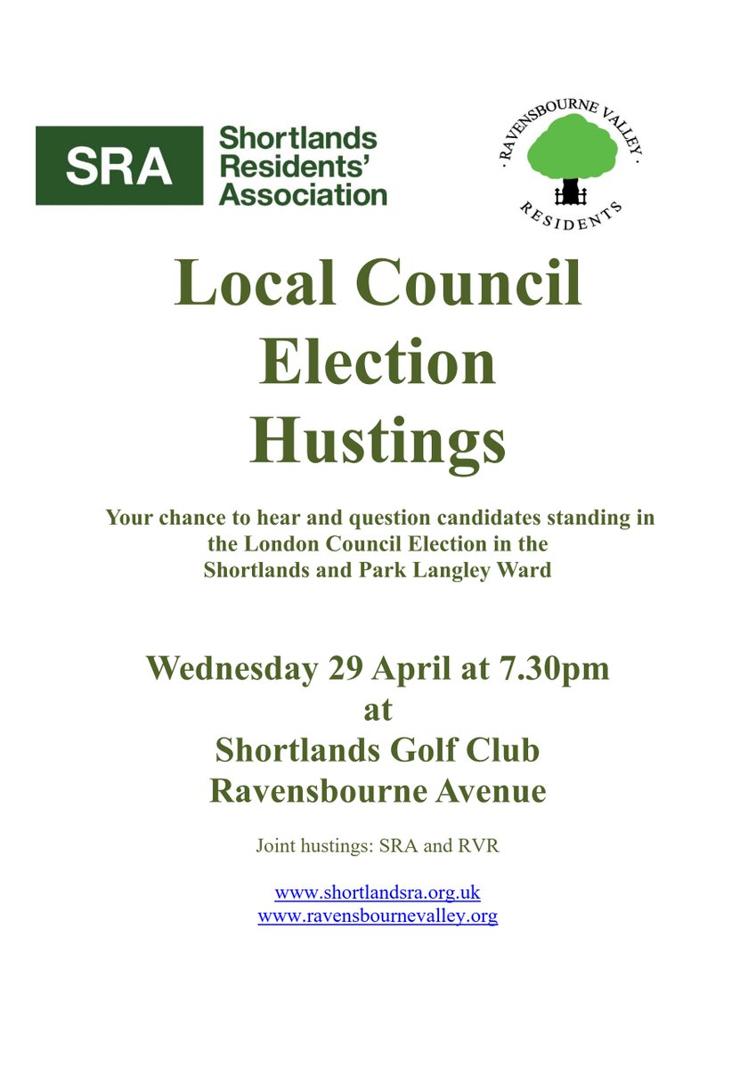 Ravensbourne Valley Residents tweet media