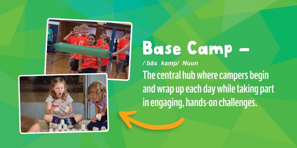 CampInvention's tweet image. We’ve put together a quick guide to common Camp Invention® terms with simple definitions. These are phrases campers use every day and now you can be just as “in the know.”

Get familiar with the lingo before summer starts! ☀️ #SummerCamp