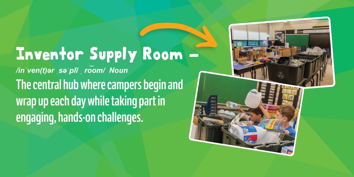 CampInvention's tweet image. We’ve put together a quick guide to common Camp Invention® terms with simple definitions. These are phrases campers use every day and now you can be just as “in the know.”

Get familiar with the lingo before summer starts! ☀️ #SummerCamp