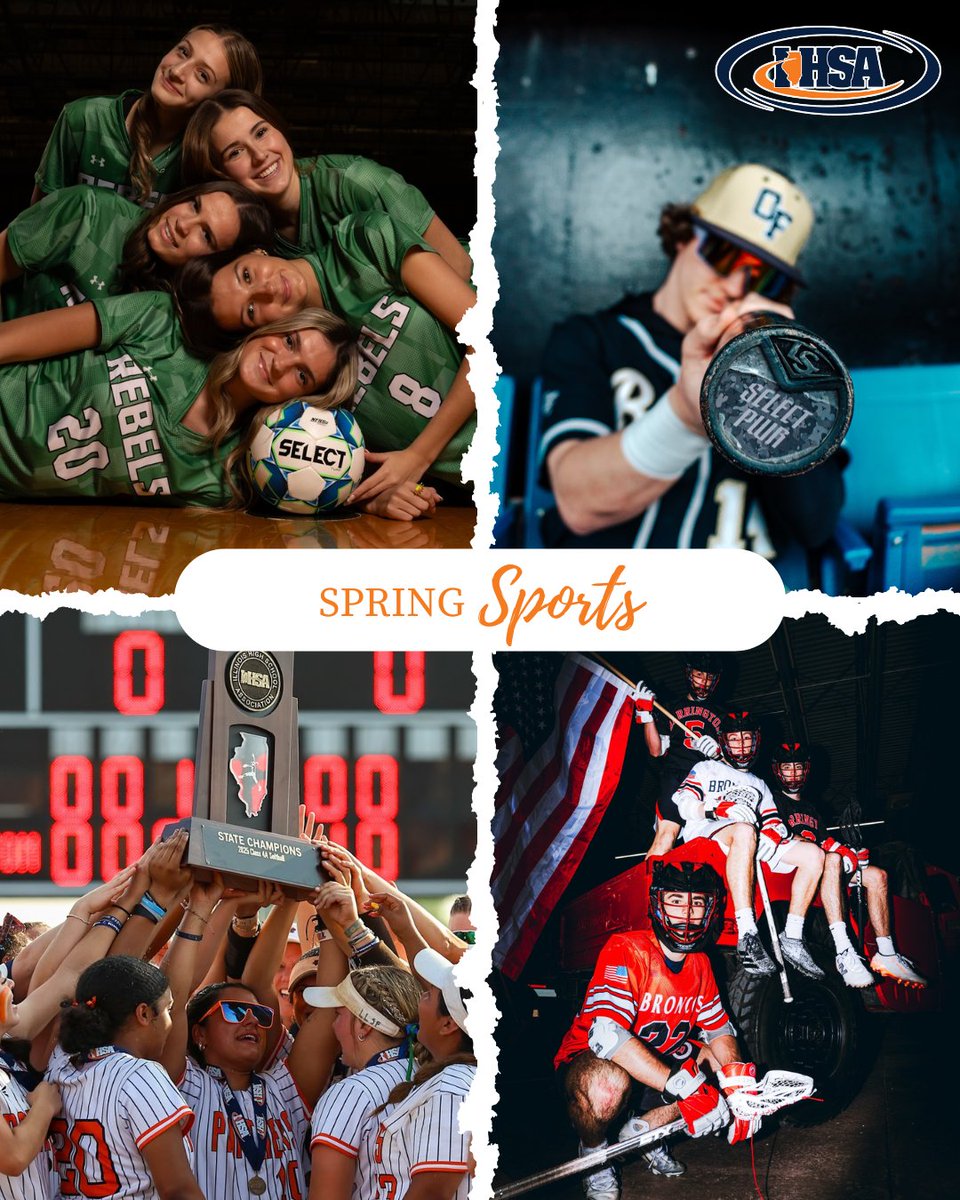 IHSA_IL's tweet image. 🌸 Allergies AND athletics…it’s officially the #IHSA spring sports season!!! ⚾️🥎⚽️🤽‍♀️🏸🏃🏾‍♂️🥍🎾🏐