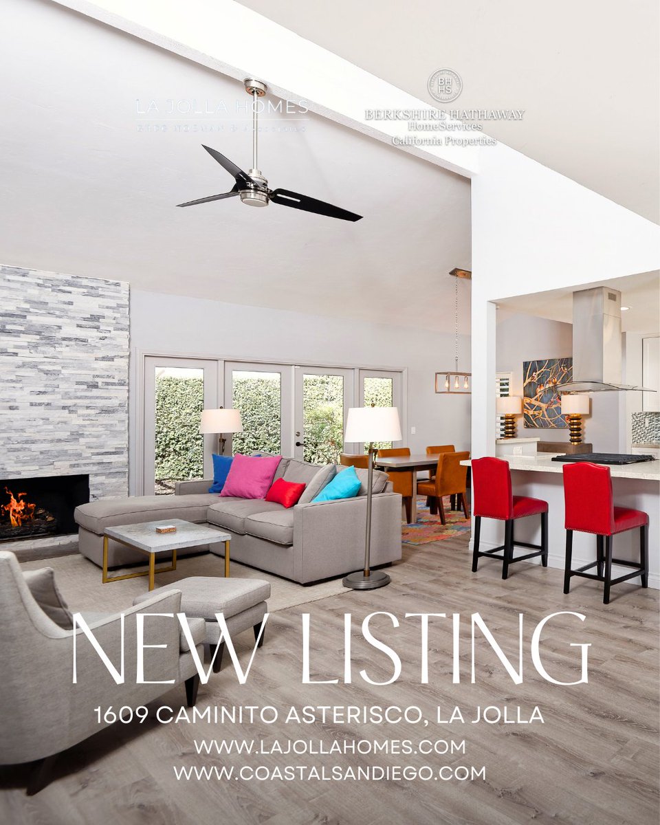 GregNoonanLJ's tweet photo. 📍1609 Caminito Asterisco, La Jolla
🛏️ 2 beds | 🛁 2 baths | 1,670 sqft
Asking Price: $1,498,000 https://t.co/aTnORYo0tG