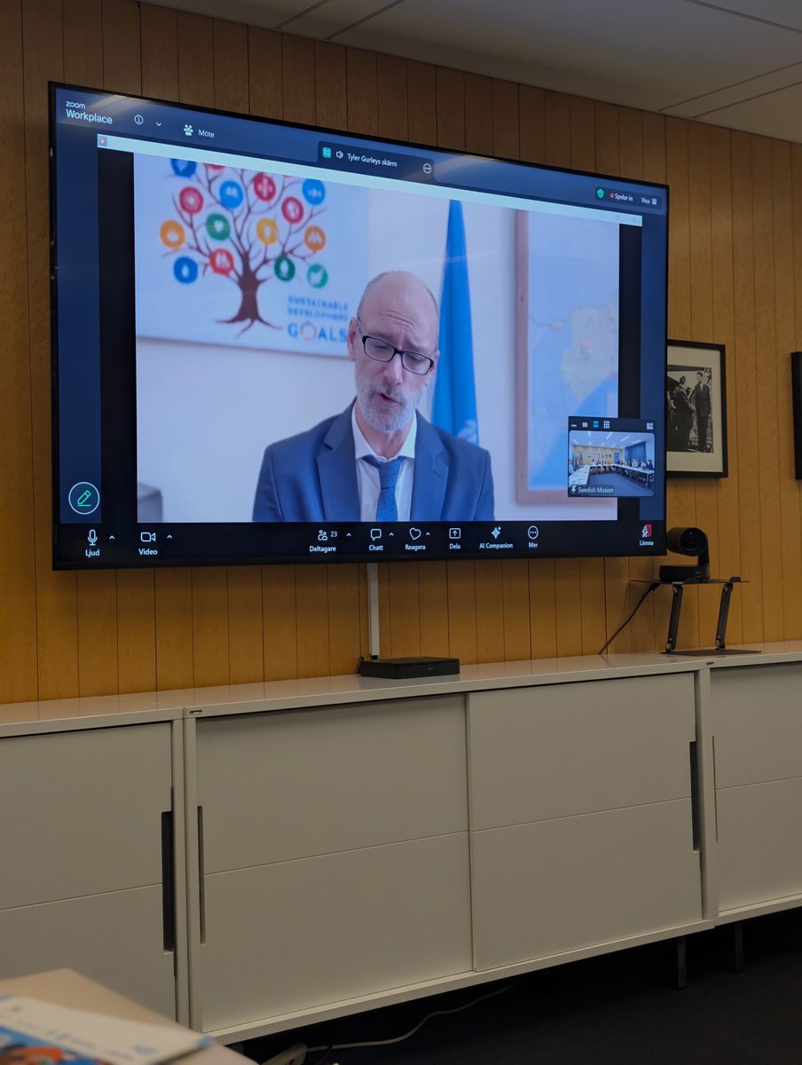 MPTFOffice's tweet photo. Transformative change requires strategic investment. At #CSW70, RC @GeorgeConwayUN highlighted how powerful pooled funding is for aid effectiveness, working across the SJF and PBF. Proud to see @UN_MPTFO supporting the launch of WPP II with our hosts @SwedenUN! #WPS #GlobalGoals https://t.co/l9a7L8zIyb