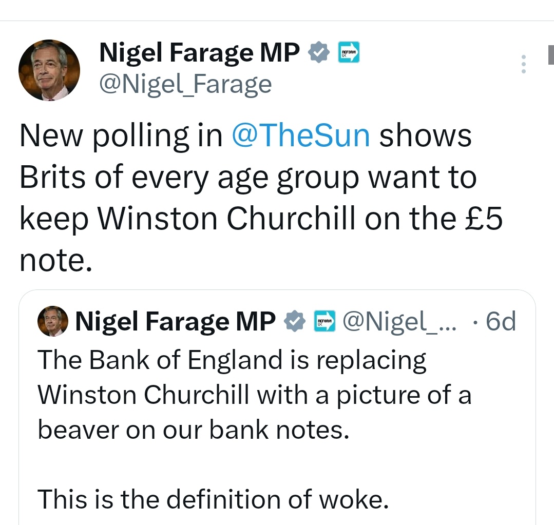 Parody Nigel Farage tweet media