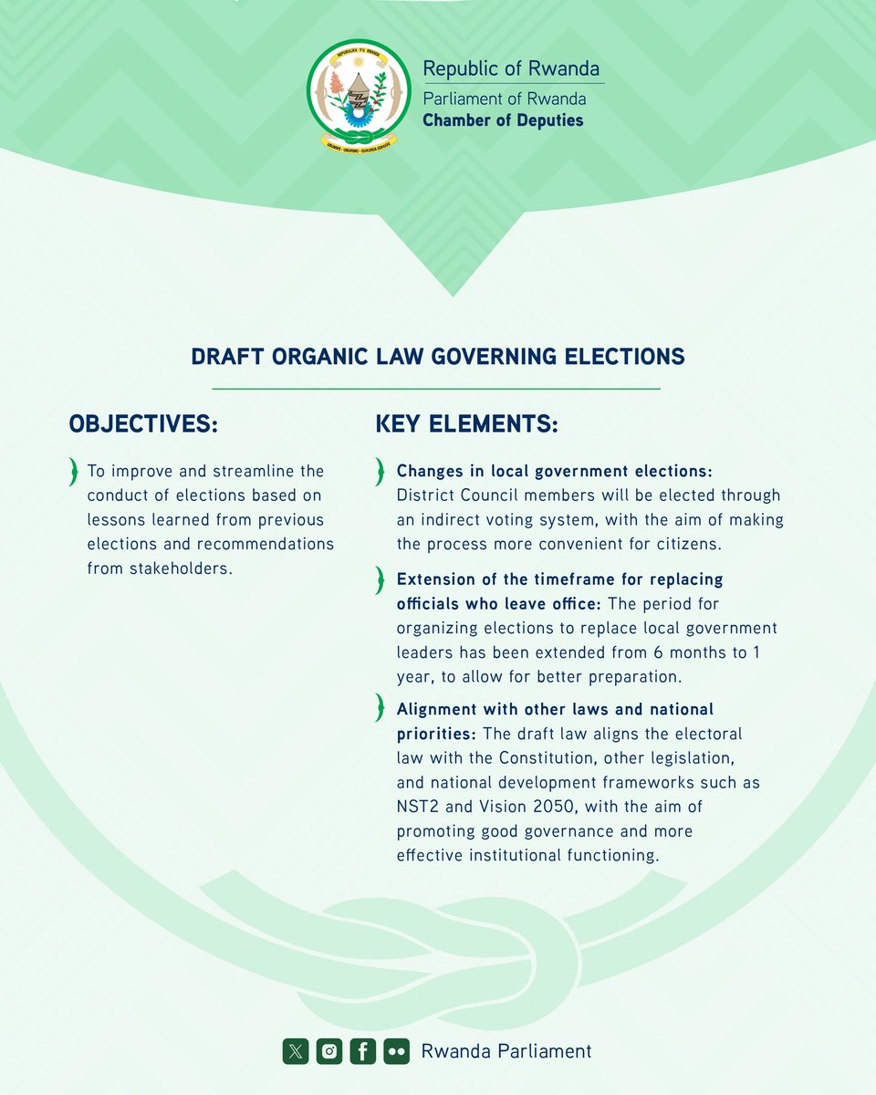 Rwanda Parliament tweet media