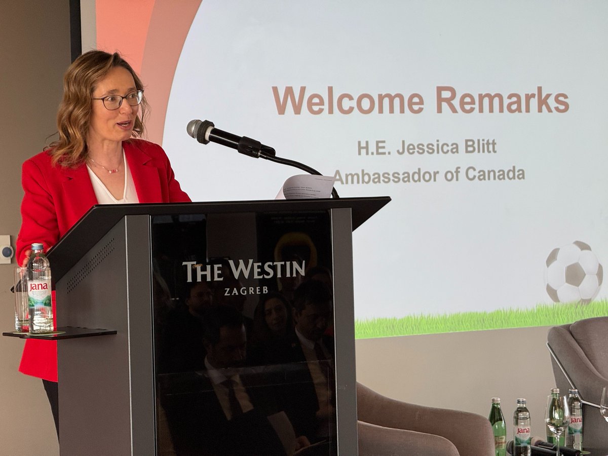 CanadaCroatia's tweet image. At the FIFA World Cup 26™ kickoff in Zagreb, Amb. Blitt said the tournament is a chance for Canada to build connections and strengthen economic &amp;amp; cultural ties with Croatia 🇨🇦🤝🇭🇷
#Kitchener Mayor Vrbanovic said sport has long been a link between people and communities.🌍⚽