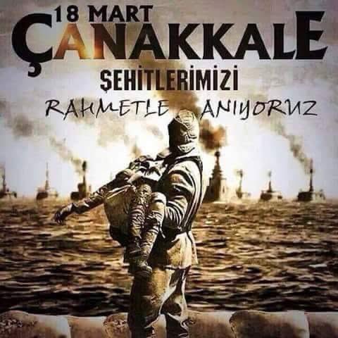🇹🇷🇹🇷🇹🇷🇹🇷
18 Mart Çanakkale Zaferi'ni kutluyor, bu toprakları vatan yapan şehitlerimizi saygı ve minnetle anıyoruz.🇹🇷