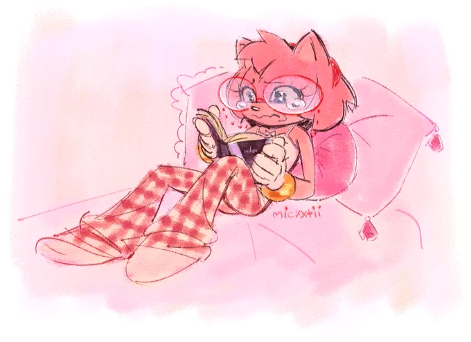 amy request: reading a sad book:(