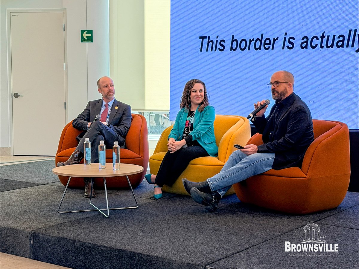 BTxRGV's tweet photo. Mayor John Cowen Jr. joined leaders at the @incMTY Festival at @TecdeMonterrey, speaking on a panel focused on Texas innovation and strategic growth to strengthen the U.S.-Mexico economic engine.
#BrownsvilleTX #incMTY #CrossBorderGrowth #MayorCowen #EconomicDevelopment https://t.co/RjNeTh37z0