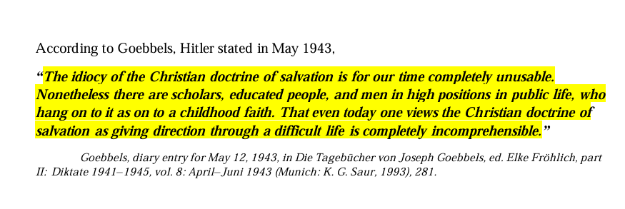 Hitler Hated Christ tweet media