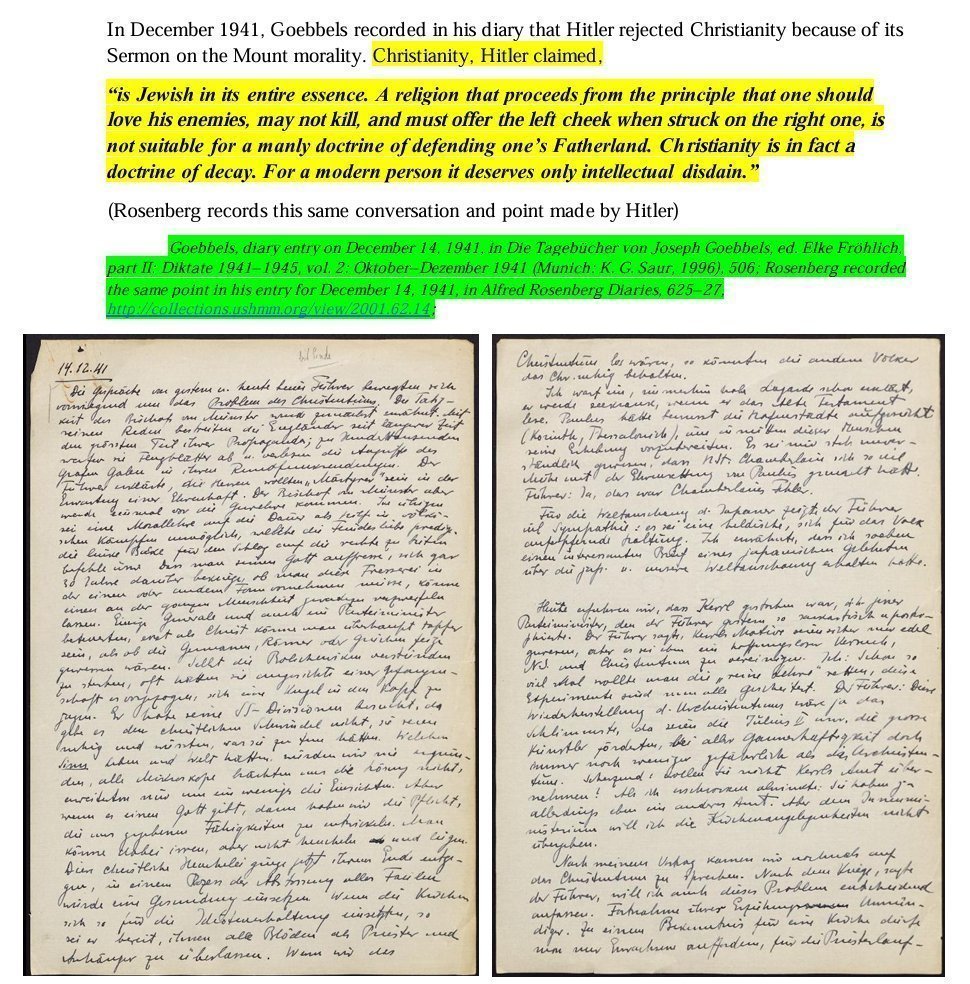 Hitler Hated Christ tweet media