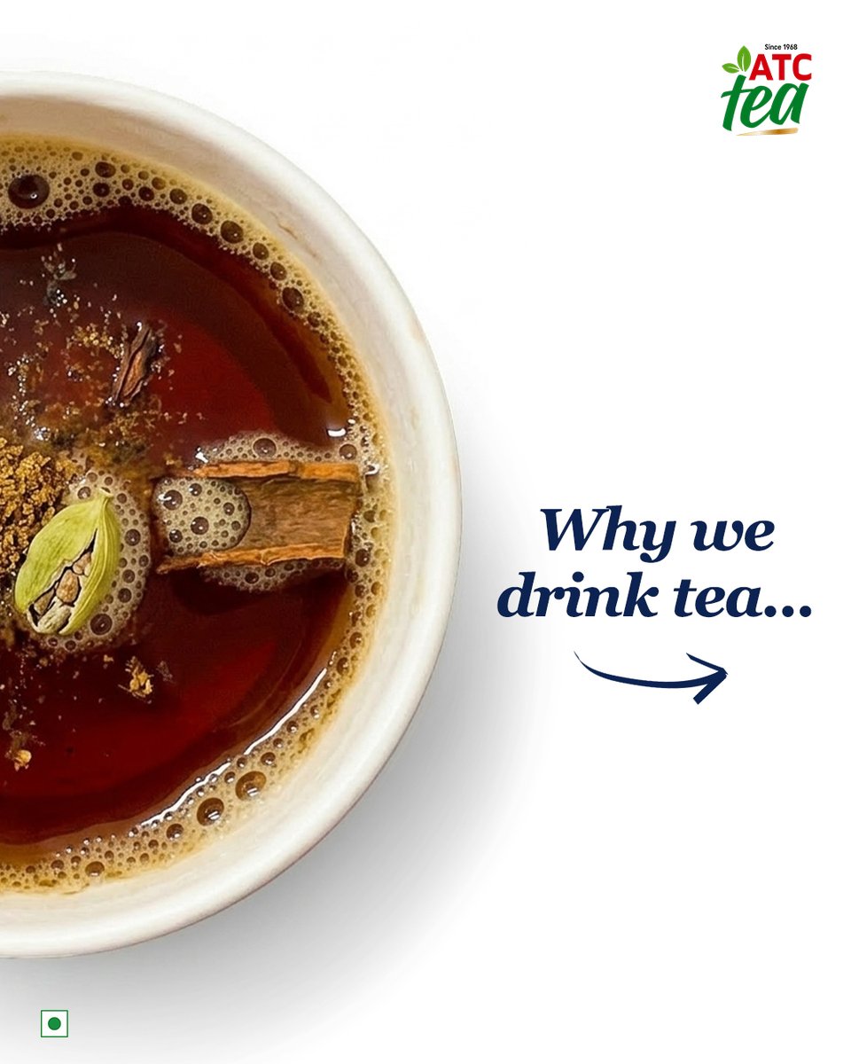 assamteacomp's tweet image. Why do we drink tea every single day? 🍃
Because it gives us a pause in a busy life…
a moment of calm, comfort, and clarity.

From morning freshness to evening relaxation,
ATC Tea makes every sip feel special. 💚

Sip peace. Sip ATC.

#dailytea #tealovers #sipandrelax #atctea