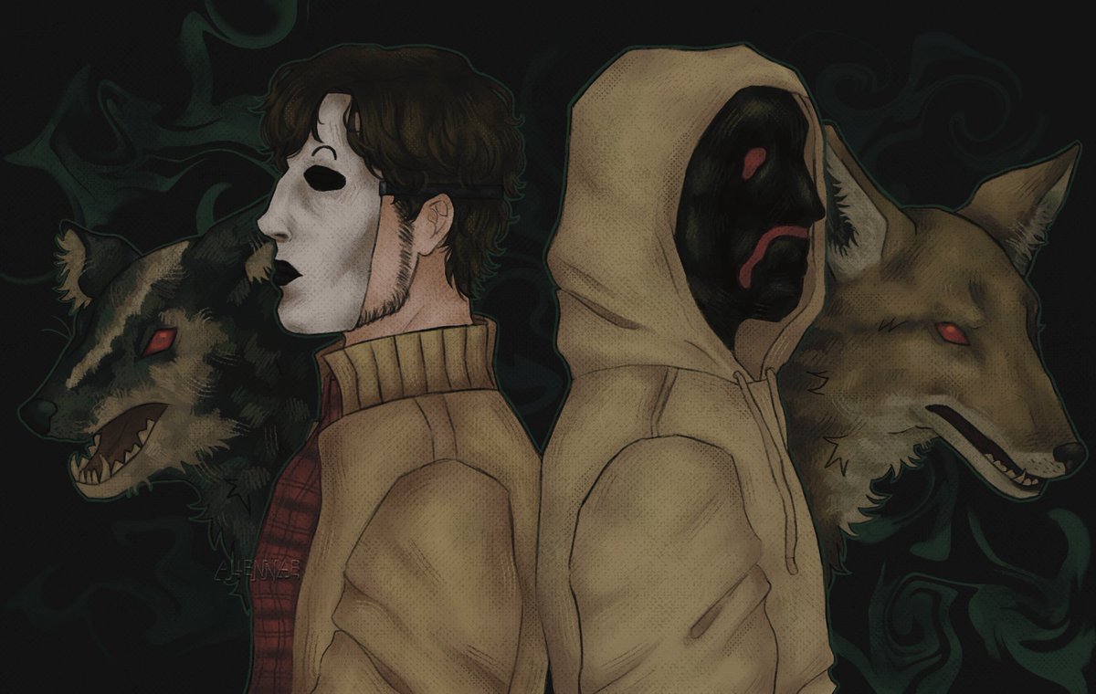 aliennae_'s tweet image. entry for cadennwaden dtiys on IG #marblehornets #masky #hoodie #creepypasta