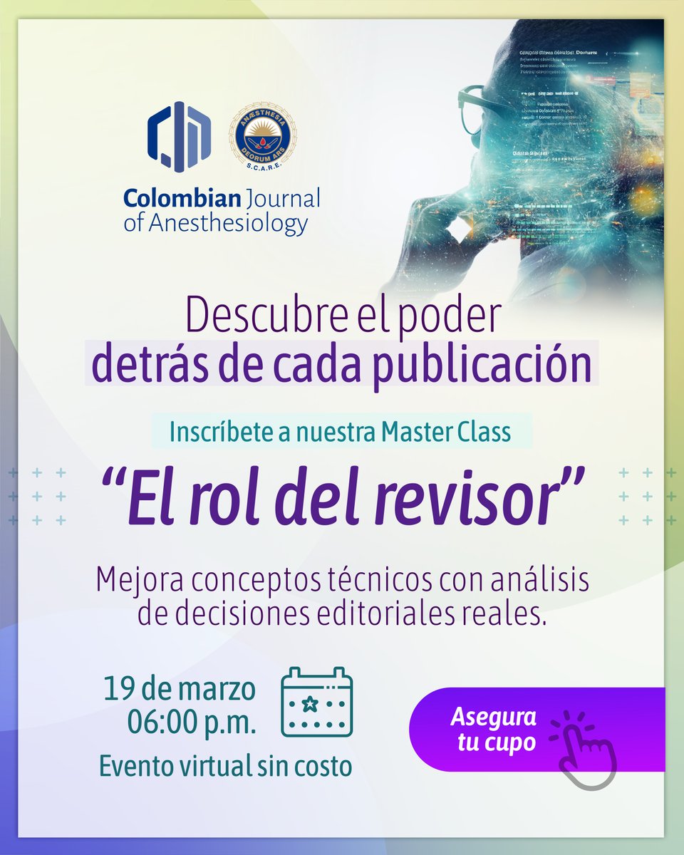 Colombian Journal of Anesthesiology - CJA tweet media