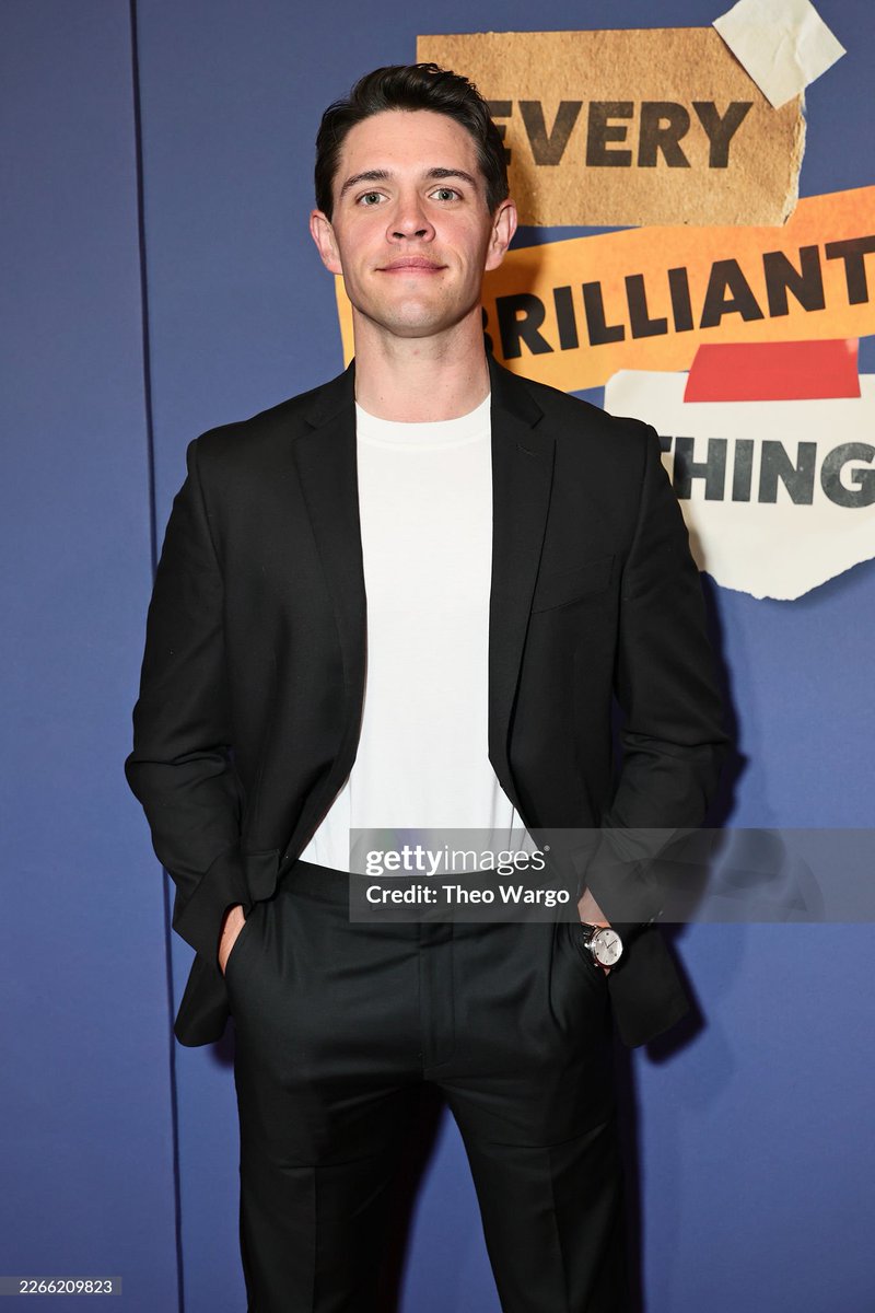 caseycottfiles's tweet photo. Casey Cott attends "Every Brilliant Thing" Opening Night at Hudson Theatre on March 12, 2026 in New York City. https://t.co/0bCGrS0vl5
