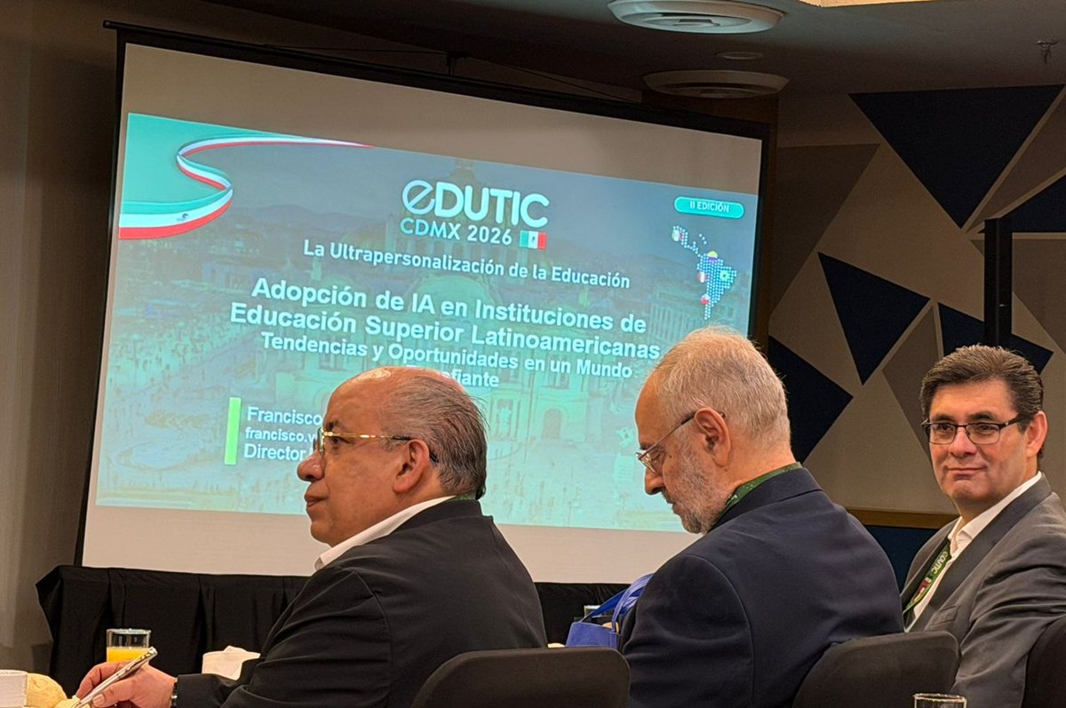 Participo como panelista en EDUTIC - México. Muestro el éxito de la <a href="/UniversidadUNAD/">Universidad UNAD</a> en el impulso adopción de nuevas tecnología para el aprendizaje, la cobertura y la pertinencia educativa en Colombia y todos los ámbitos geográficos en los que llega nuestra oferta educativa
