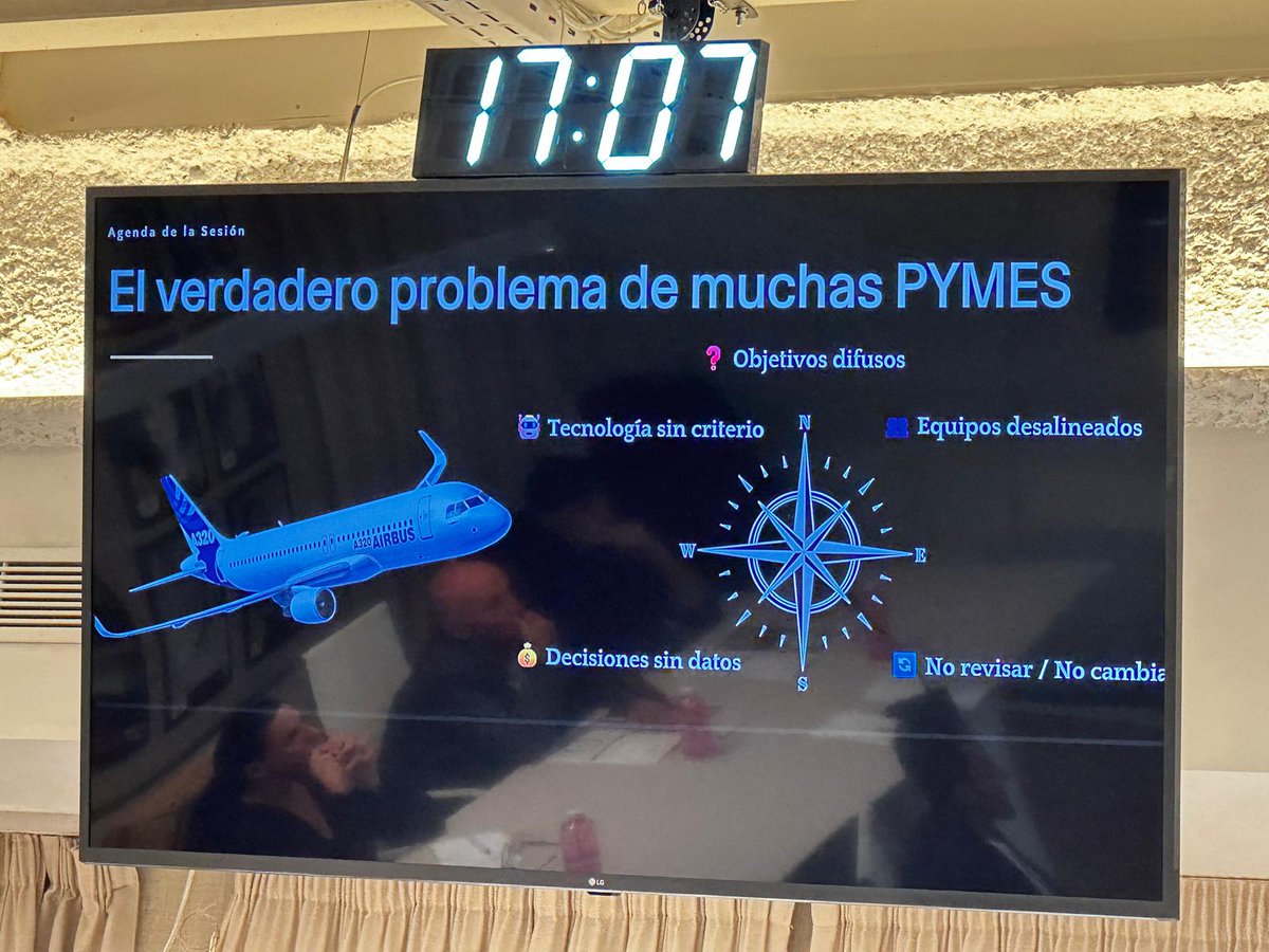 eipymes's tweet photo. 👉 El verdadero problema de muchas PYMES no es el mercado… es cómo están dirigidas
❌ Objetivos poco claros
❌ Tecnología sin sentido
❌ Equipos desalineados
❌ Decisiones sin datos
❌ Y lo más grave… no revisar ni cambiar

¿Te sientes identificado con alguno de estos puntos? https://t.co/M2xYfTJPL2