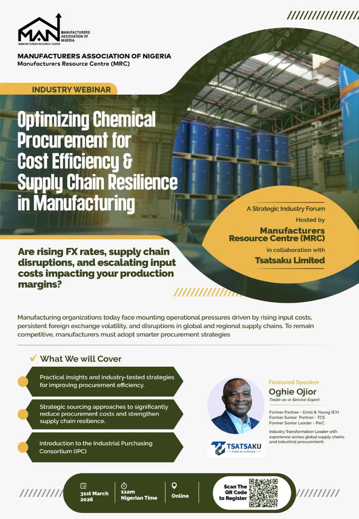 Manufacturers Association of Nigeria (MAN) tweet media