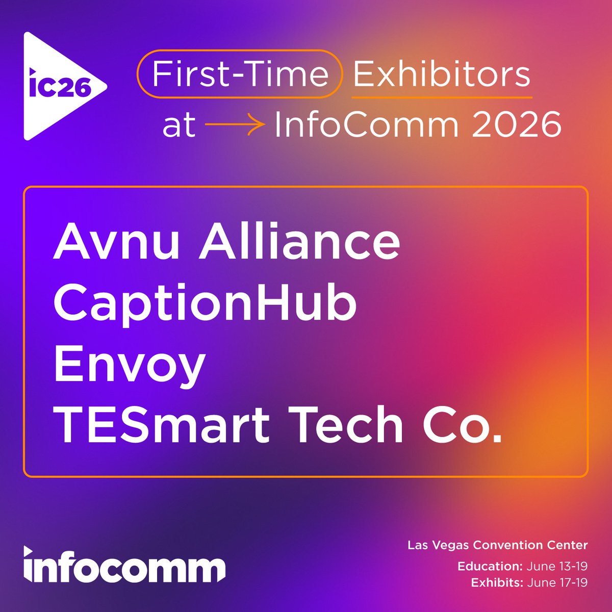 InfoComm tweet media