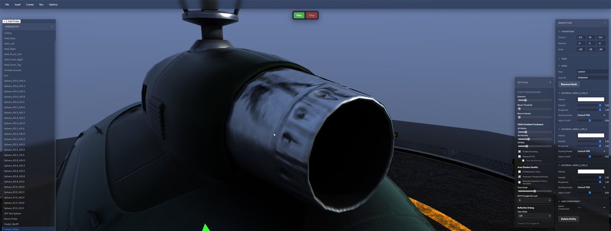 Legend286UK's tweet photo. Added specular tracing to my reference path tracer… built for create a game platform!

#webgpu #pathtracing #vulkan #3Dgraphics #rendering https://t.co/0THHewqkwu
