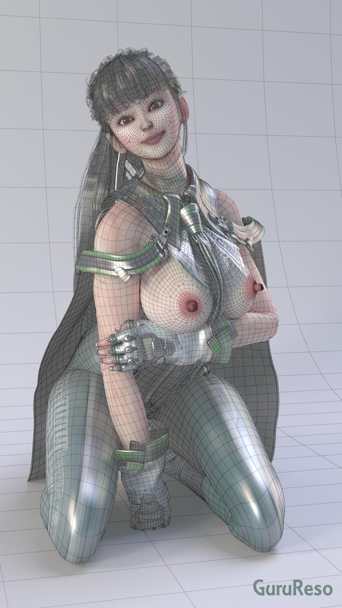 GuruReso's tweet photo. Eve in studio (wireframe)

 #NSFW #NSFWTwitter 
#Eve #stellarblade 
#AdultContent #Lewd 
#R18 #Rule34 
#DigitalArt https://t.co/1cgX0K7IoE
