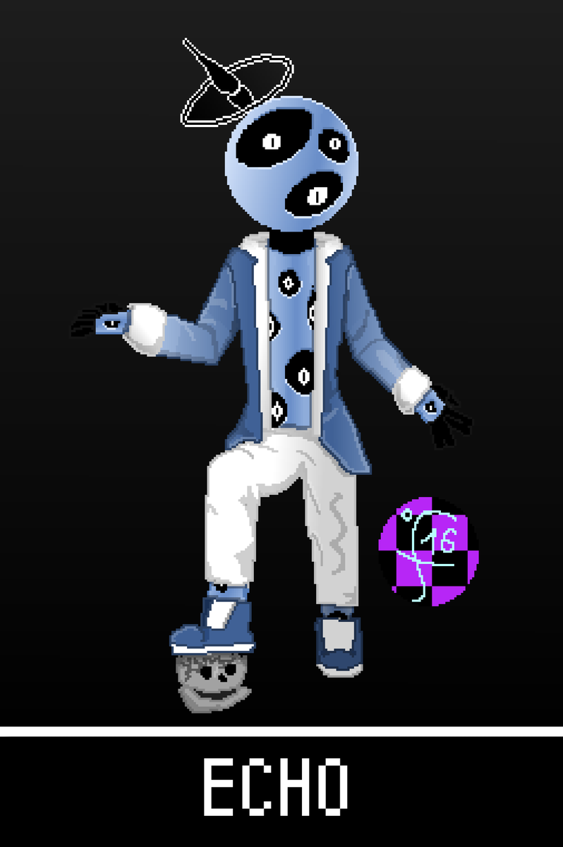 Fonray16's tweet photo. Born from two, coming from light and darkness, with an unknown fate.. Echo.

 This is not an Alpha Project character, but an OC on the rus Minecraft server "Echo"

Rate pls ❤
#digitalart #pixelart #OC #Minecraft #art https://t.co/gyVy5pVPpn