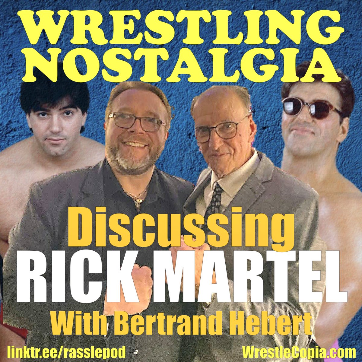 TheDaveDynasty's tweet photo. New episode of #WRESTLING NOSTALGIA with historian and author @HebertBertwre talking about the career of @RickMartel2021! Click below to listen.
🪞 https://t.co/IgFQucoHQh
🪞 https://t.co/FqxPlpfJY3
🪞 https://t.co/2UP1ZmCEli
#Wrestling #Podcast
#TheModel #RickMartel https://t.co/45re4arzjN