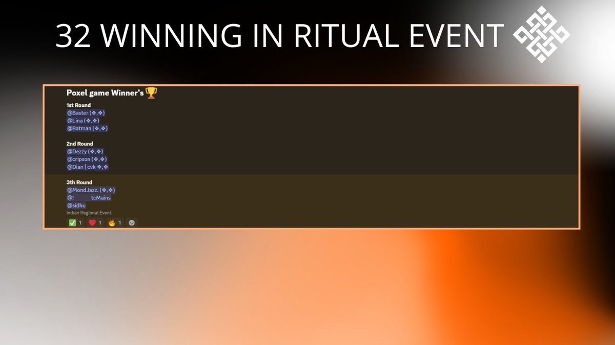 This is my 32nd time participating in the Discord <a href="/ritualnet/">Ritual</a> event and this time I really didn't expect to come back as the first place winner in Poxel. 

At first, I thought, "I don't think I get it again this time," but it turned out to be different. 

Maybe because the more I