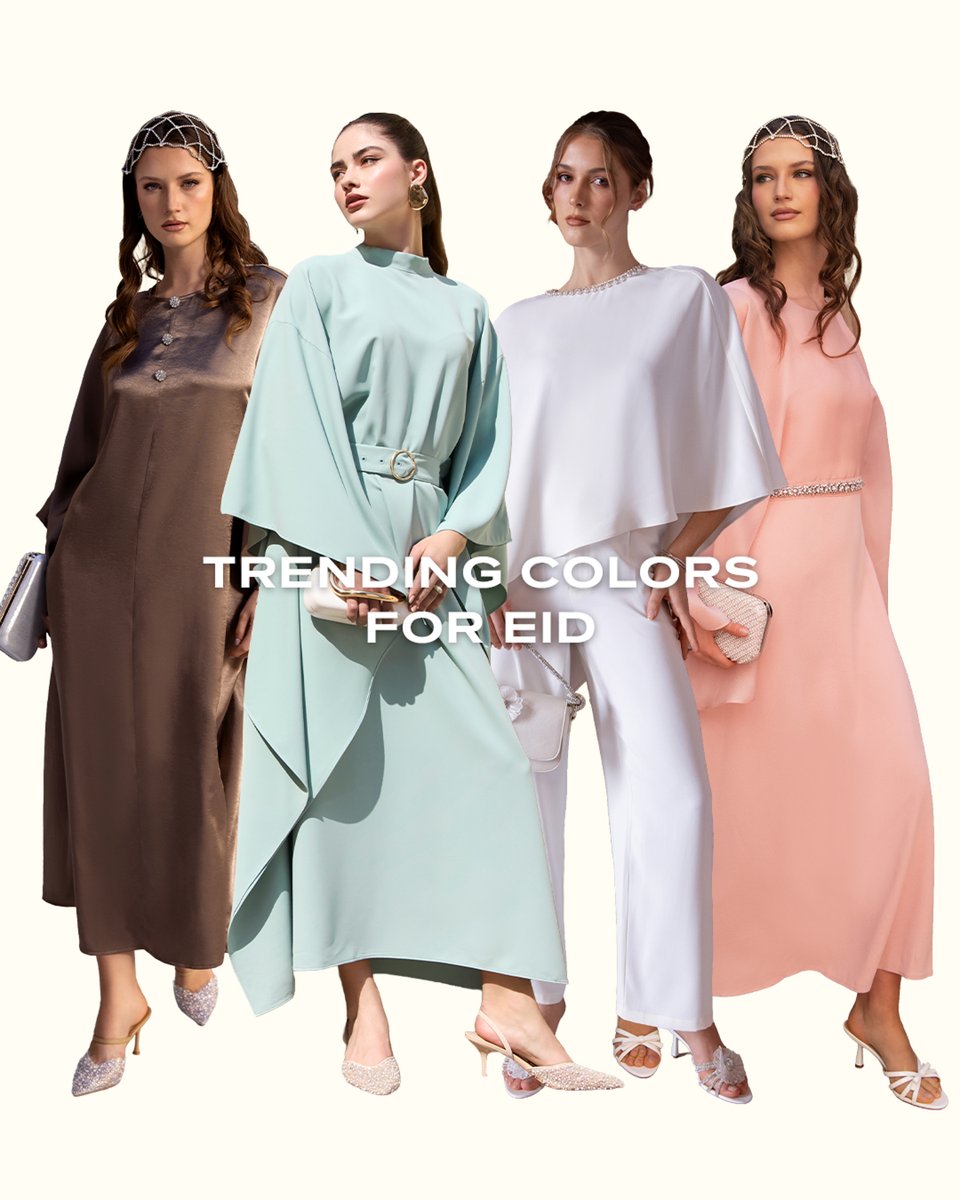 maxfashionMENA's tweet image. A curated palette for Eid.
Each color is a statement of its own.

#MaxFashion #NewCollection #EidCollection #WomensFashion #ElegantStyle
