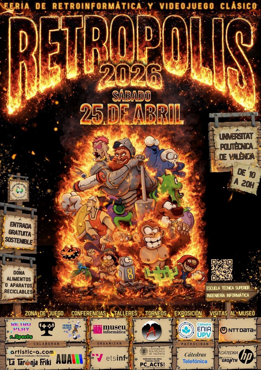 Hey there, fellas. How about some good news for a change?

We're pleased to announce that unHappy Hour! will be a part of <a href="/retropolisvlc/">RetróPolis Valencia</a> next April, on the 25th. How about you come pay us a visit? 😳 👉️ 👈️ 

#gamedev #indiedev #indiegame #pixelart #madewithunity #retropolis