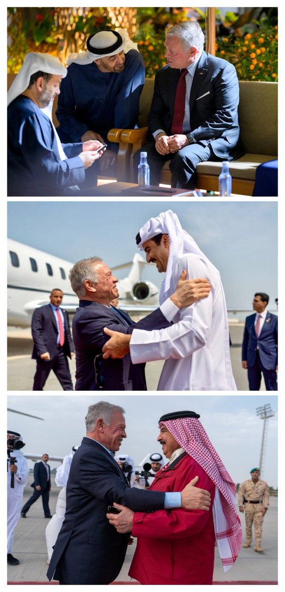 shadenamarin's tweet photo. اول قائد عربي يصل دول الخليج في موقف صريح وواضح: أمن الخليج من  أمن الأردن🇯🇴 
زيارات #سيدنا في  رسالة واضحه يوجه فيها البوصلة نحو التلاحم والتكاتف العربي .
حفظك الله ورعاك يا حامي الدار 🇯🇴🤲
#مع_القائد
#سنشد_عضدك_بأخيك https://t.co/e5bU8OiHVb