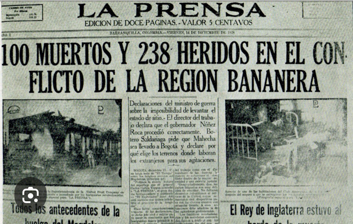 ¡La memoria de las víctimas de la Masacre de las Bananeras sigue viva! Este 2028 se cumplen 100 años de una herida abierta que dio inicio a una larga historia de violencia antisindical en Colombia. Esta masacre fue denunciada en un memorable debate en el Congreso de la República