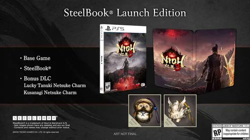 badprecos's tweet photo. Steelbook linda
___

Nioh 3 Steelbook Launch Edition - PS5

Cupom: QUARTOUU
R$ 359,89 em até 7x

https://t.co/p4WQCKGXky
___

Entre nos grupos da Bad Preços:
https://t.co/BItgZWCOVv https://t.co/CuKSy5Jlz0